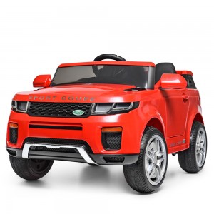 Дитячий електромобіль Джип Bambi M 3580 EBLR-3 Land Rover, червоний