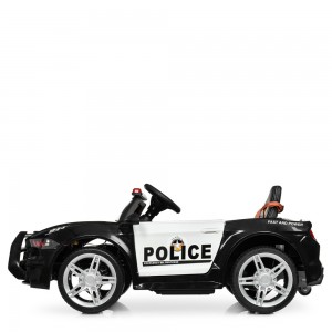Дитячий електромобіль Bambi M 3632 EBLR-2-1 Ford Mustang Поліція, чорний