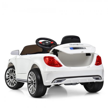 Дитячий електромобіль Bambi M 3981 EBLR-1 Mercedes S63 AMG, білий Дитячий електромобіль Bambi M 3981 EBLR-1 Mercedes S63 AMG, білий