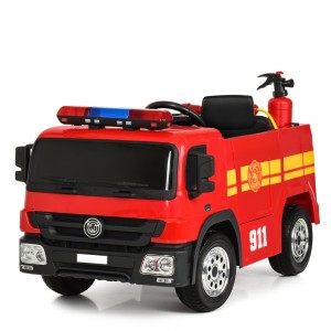 Детский электромобиль Bambi M 4051 EBR(2)-3 Пожарная машина, красный