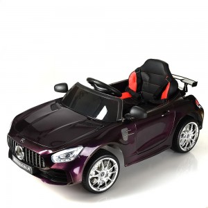 Детский электромобиль Bambi M 4105-1 EBLRS-9 Mercedes AMG GT, хамелеон пурпурный