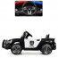 Детский электромобиль Bambi M 4108 EBLR-2 Полицейская машина, черный