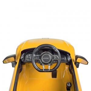 Детский электромобиль Bambi M 4281-1 EBLR-6 Audi R8 Spyder, желтый