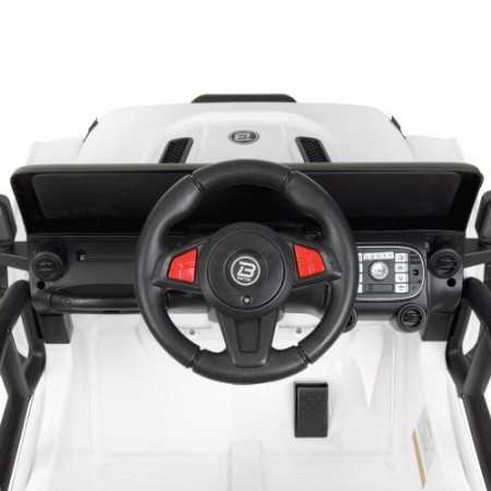 Детский электромобиль Джип Bambi M 4282 EBLR-1 Jeep Wrangler, белый