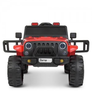 Детский электромобиль Джип Bambi M 4282 EBLR-3 Jeep Wrangler, красный