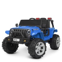 Дитячий електромобіль Джип Bambi M 4282 EBLR-4 Jeep Wrangler, синій