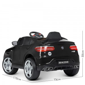 Дитячий електромобіль Bambi M 4299 EBLRS-2 BMW 6 GT, чорний
