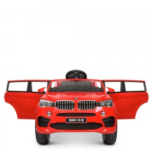 Дитячий електромобіль Джип M 4522 EBLR-3 BMW X5, червоний