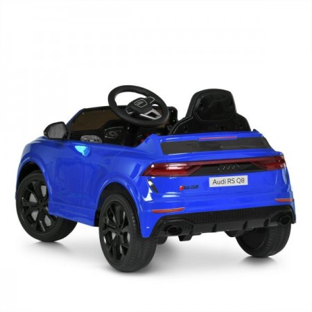 Дитячий електромобіль Audi M 4569EBLRS-4 синій, 2 мотори по 35W, EVA, екошкіра, MP3, USB, Bluetooth Дитячий електромобіль Audi M 4569EBLRS-4 синій, 2 мотори по 35W, EVA, екошкіра, MP3, USB, Bluetooth