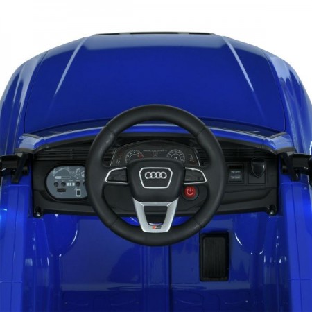 Дитячий електромобіль Audi M 4569EBLRS-4 синій, 2 мотори по 35W, EVA, екошкіра, MP3, USB, Bluetooth Дитячий електромобіль Audi M 4569EBLRS-4 синій, 2 мотори по 35W, EVA, екошкіра, MP3, USB, Bluetooth