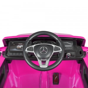 Дитячий електромобіль Джип Bambi M 4786 EBLR-8 (24V) Mercedes (Monster Truck), рожевий