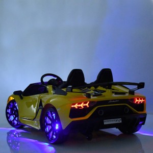 Дитячий електромобіль Bambi M 4788 EBLR-6 (24V) Lamborghini, двомісний, жовтий