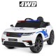 Детский электромобиль Bambi M 4842 EBLR-1-2 Land Rover Velar Style Police, белый