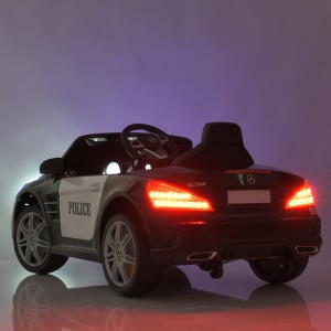 Дитячий електромобіль Bambi M 4866 EBLR-2-1 Police Mercedes SL500, чорний