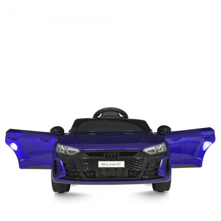 Детский электромобиль Bambi M 4938EBLRS-4 Audi RS e-tron GT синий, 2 мотора по 30W, EVA, экокожа, MP3, USB, Bluetooth, автопокраска Детский электромобиль Bambi M 4938EBLRS-4 Audi RS e-tron GT синий, 2 мотора по 30W, EVA, экокожа, MP3, USB, Bluetooth, автопокраска
