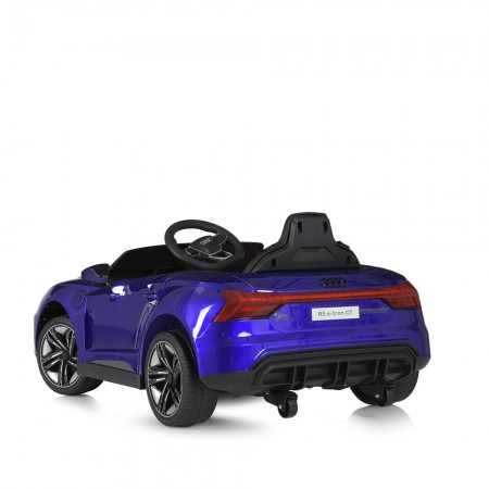 Детский электромобиль Bambi M 4938EBLRS-4 Audi RS e-tron GT синий, 2 мотора по 30W, EVA, экокожа, MP3, USB, Bluetooth, автопокраска Детский электромобиль Bambi M 4938EBLRS-4 Audi RS e-tron GT синий, 2 мотора по 30W, EVA, экокожа, MP3, USB, Bluetooth, автопокраска