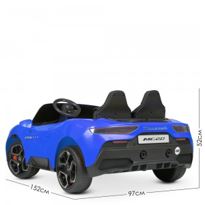 Детский электромобиль Bambi M 4993 EBLR-4 Maseratti MC20, двухместный, синий