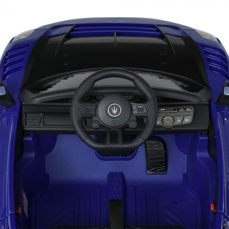 Детский электромобиль Maserati MC20 GT2 Bambi M 5105EBLR-4 синий, 4 мотора по 25W, EVA, кожа, MP3, Bluetooth