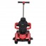 Машина M 5781EBLR-3 2,4G, 3в1 (каталка-толокар, бат.ручка), 1*6V4AH, 1*18W, муз, світло, шкіра, EVA, MP3,USB, bluetooth, червоний
