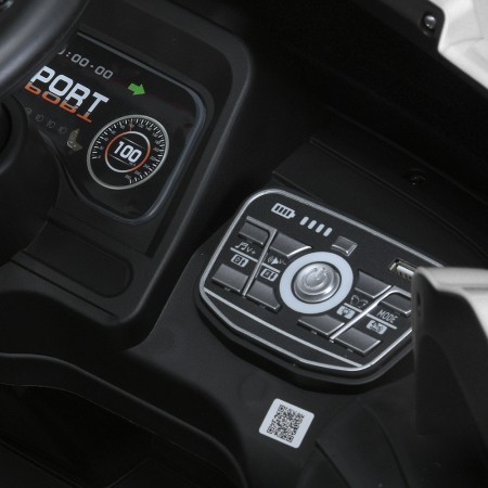 Дитячий електромобіль Джип Bambi M 5802 EBLR-1 Polaris, білий