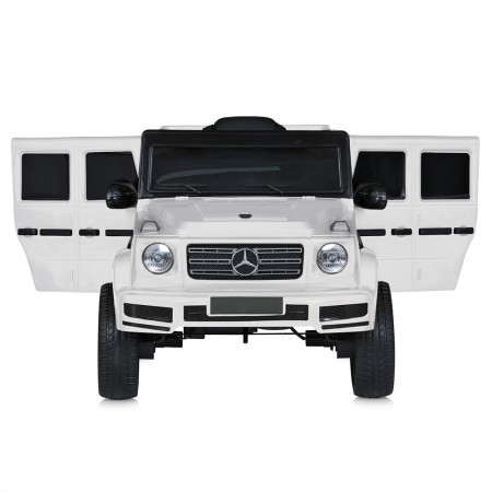 Дитячий електромобіль Джип Bambi M 5803 EBLR-1 Mercedes G500 Гелендваген, білий Дитячий електромобіль Джип Bambi M 5803 EBLR-1 Mercedes G500 Гелендваген, білий