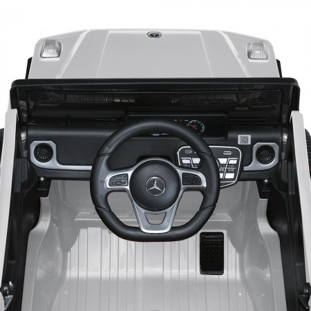 Дитячий електромобіль Джип Bambi M 5803 EBLR-1 Mercedes G500 Гелендваген, білий Дитячий електромобіль Джип Bambi M 5803 EBLR-1 Mercedes G500 Гелендваген, білий