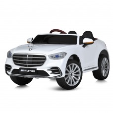 Машина M 6020EBLR-1 на радиоуправлении, 1акум12V10AH, 4*35W, MP3, USB, TF, BLUETOOTH, APP, EVA, шкіра, музыка, свет, білий