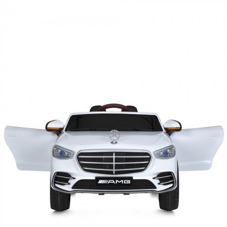 Машина M 6020EBLR-1 на радиоуправлении, 1акум12V10AH, 4*35W, MP3, USB, TF, BLUETOOTH, APP, EVA, шкіра, музыка, свет, білий