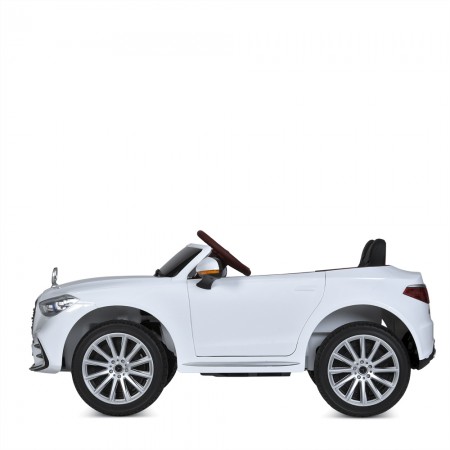 Машина M 6020EBLR-1 на радиоуправлении, 1акум12V10AH, 4*35W, MP3, USB, TF, BLUETOOTH, APP, EVA, шкіра, музыка, свет, білий