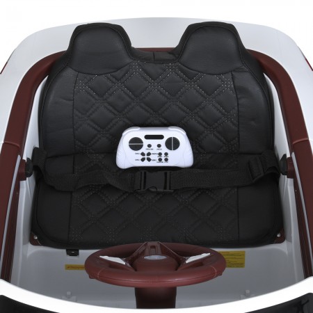 Машина M 6020EBLR-1 на радиоуправлении, 1акум12V10AH, 4*35W, MP3, USB, TF, BLUETOOTH, APP, EVA, шкіра, музыка, свет, білий