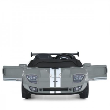 Детский электромобиль Ford GT M 6107EBLR-11 серый, 4 мотора по 90W, Bluetooth, кожа Детский электромобиль Ford GT M 6107EBLR-11 серый, 4 мотора по 90W, Bluetooth, кожа