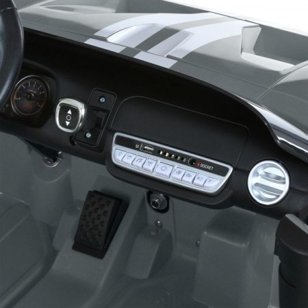 Детский электромобиль Ford GT M 6107EBLR-11 серый, 4 мотора по 90W, Bluetooth, кожа Детский электромобиль Ford GT M 6107EBLR-11 серый, 4 мотора по 90W, Bluetooth, кожа
