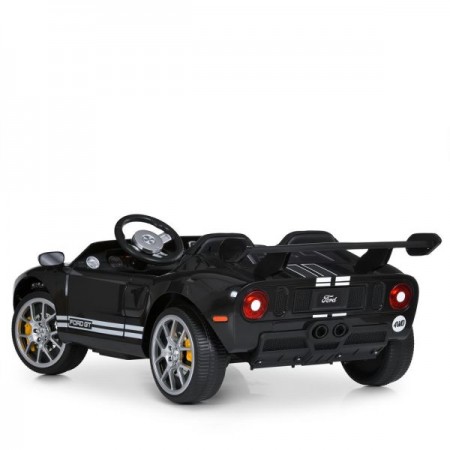 Дитячий електромобіль Ford GT M 6107EBLR-2 чорний, 4 мотори по 90W, Bluetooth, шкіра Дитячий електромобіль Ford GT M 6107EBLR-2 чорний, 4 мотори по 90W, Bluetooth, шкіра