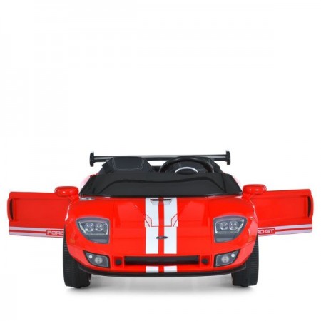 Детский электромобиль Ford GT M 6107EBLR-3 красный, 4 мотора по 90W, Bluetooth, кожа Детский электромобиль Ford GT M 6107EBLR-3 красный, 4 мотора по 90W, Bluetooth, кожа