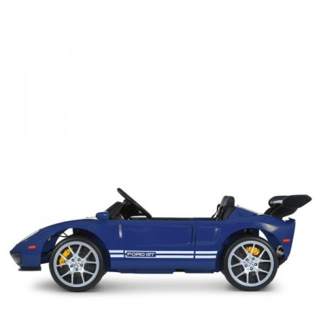 Детский электромобиль Ford GT M 6107EBLR-4 синий, 4 мотора по 90W, Bluetooth, кожа Детский электромобиль Ford GT M 6107EBLR-4 синий, 4 мотора по 90W, Bluetooth, кожа