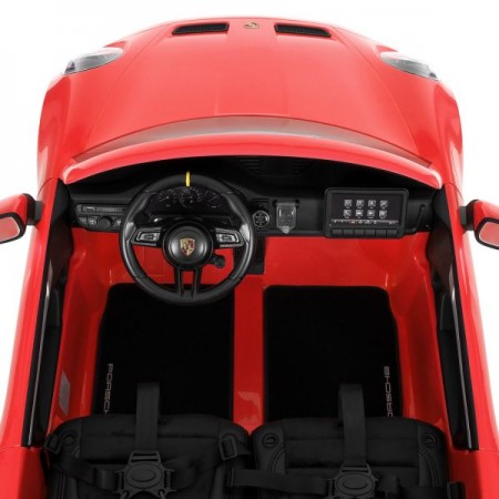 Дитячий електромобіль Porsche 911 GT3 RS M 6111EBLR-3 червоний двомісний, 2 мотори по 320W, EVA, шкіра, MP3, Bluetooth Дитячий електромобіль Porsche 911 GT3 RS M 6111EBLR-3 червоний двомісний, 2 мотори по 320W, EVA, шкіра, MP3, Bluetooth