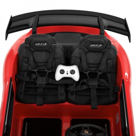 Дитячий електромобіль Porsche 911 GT3 RS M 6111EBLR-3 червоний двомісний, 2 мотори по 320W, EVA, шкіра, MP3, Bluetooth Дитячий електромобіль Porsche 911 GT3 RS M 6111EBLR-3 червоний двомісний, 2 мотори по 320W, EVA, шкіра, MP3, Bluetooth