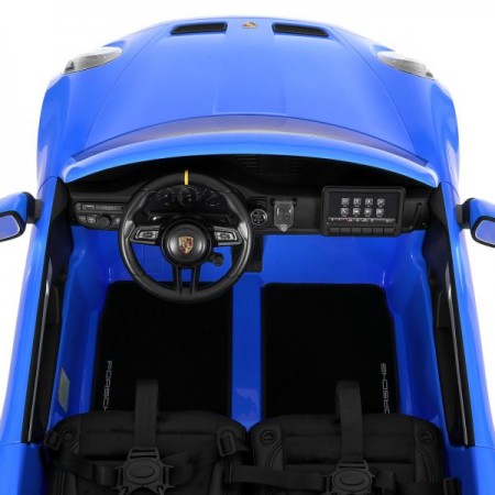 Детский электромобиль Porsche 911 GT3 RS M 6111EBLR-4 двухместный, 2 мотора по 320W, EVA, кожа, Bluetooth, MP3, синий Детский электромобиль Porsche 911 GT3 RS M 6111EBLR-4 двухместный, 2 мотора по 320W, EVA, кожа, Bluetooth, MP3, синий