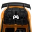 Двомісний дитячий електромобіль Porsche 911 GT3 RS M 6111EBLR-6, 2 мотори по 320W, EVA колеса, екошкіра, MP3, Bluetooth, жовтий