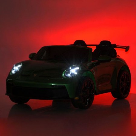 Детский электромобиль Porsche 911 GT3 RS M 6111EBLR-6 желтый, двухместный, 2 мотора по 320W, EVA, кожа, Bluetooth, MP3 Детский электромобиль Porsche 911 GT3 RS M 6111EBLR-6 желтый, двухместный, 2 мотора по 320W, EVA, кожа, Bluetooth, MP3