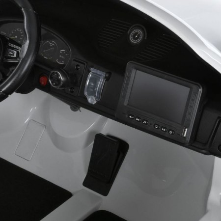 Двомісний дитячий електромобіль Porsche 911 GT3 RS M 6111(MP4)EBLR-1, 2 мотори по 320W, MP4, Bluetooth, EVA, шкіра, білий Двомісний дитячий електромобіль Porsche 911 GT3 RS M 6111(MP4)EBLR-1, 2 мотори по 320W, MP4, Bluetooth, EVA, шкіра, білий