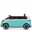 Детский электромобиль Volkswagen ID Buzz M 6281EBLR-15, 2 мотора по 35W, EVA, экокожа, Bluetooth, MP3, USB, бирюзовый