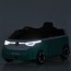 Детский электромобиль Volkswagen ID Buzz M 6281EBLR-15, 2 мотора по 35W, EVA, экокожа, Bluetooth, MP3, USB, бирюзовый