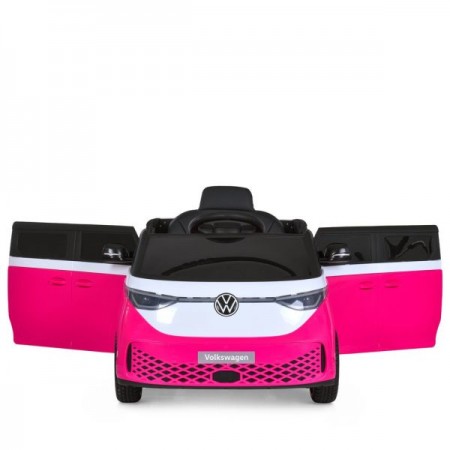 Дитячий електромобіль Volkswagen ID Buzz M 6281EBLR-8, 2 мотори по 35W, EVA, екошкіра, Bluetooth, MP3, USB, рожевий Дитячий електромобіль Volkswagen ID Buzz M 6281EBLR-8, 2 мотори по 35W, EVA, екошкіра, Bluetooth, MP3, USB, рожевий