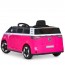 Дитячий електромобіль Volkswagen ID Buzz M 6281EBLR-8, 2 мотори по 35W, EVA, екошкіра, Bluetooth, MP3, USB, рожевий Дитячий електромобіль Volkswagen ID Buzz M 6281EBLR-8, 2 мотори по 35W, EVA, екошкіра, Bluetooth, MP3, USB, рожевий