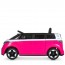 Дитячий електромобіль Volkswagen ID Buzz M 6281EBLR-8, 2 мотори по 35W, EVA, екошкіра, Bluetooth, MP3, USB, рожевий Дитячий електромобіль Volkswagen ID Buzz M 6281EBLR-8, 2 мотори по 35W, EVA, екошкіра, Bluetooth, MP3, USB, рожевий
