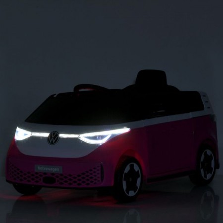 Дитячий електромобіль Volkswagen ID Buzz M 6281EBLR-8, 2 мотори по 35W, EVA, екошкіра, Bluetooth, MP3, USB, рожевий Дитячий електромобіль Volkswagen ID Buzz M 6281EBLR-8, 2 мотори по 35W, EVA, екошкіра, Bluetooth, MP3, USB, рожевий