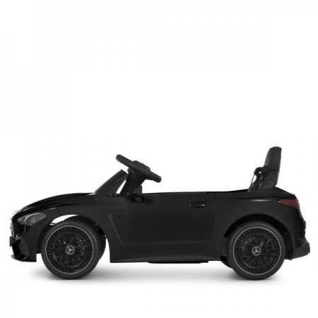 Дитячий електромобіль Mercedes-AMG CLE 53 Cabriolet M 6292EBLR-2, 4 мотори по 25W, EVA, шкіра, Bluetooth, чорний Дитячий електромобіль Mercedes-AMG CLE 53 Cabriolet M 6292EBLR-2, 4 мотори по 25W, EVA, шкіра, Bluetooth, чорний