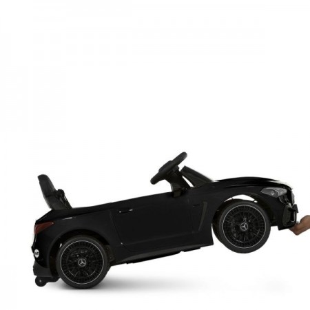 Дитячий електромобіль Mercedes-AMG CLE 53 Cabriolet M 6292EBLR-2, 4 мотори по 25W, EVA, шкіра, Bluetooth, чорний Дитячий електромобіль Mercedes-AMG CLE 53 Cabriolet M 6292EBLR-2, 4 мотори по 25W, EVA, шкіра, Bluetooth, чорний