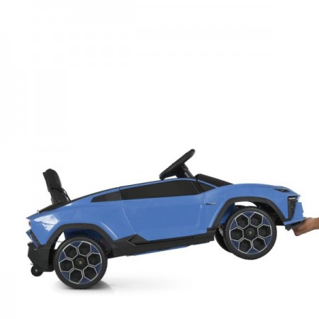 Дитячий електромобіль Lamborghini Lanzador Concept M 6293EBLR-4 синій, 4 мотори по 25W, EVA, шкіра, MP3, USB, Bluetooth Дитячий електромобіль Lamborghini Lanzador Concept M 6293EBLR-4 синій, 4 мотори по 25W, EVA, шкіра, MP3, USB, Bluetooth